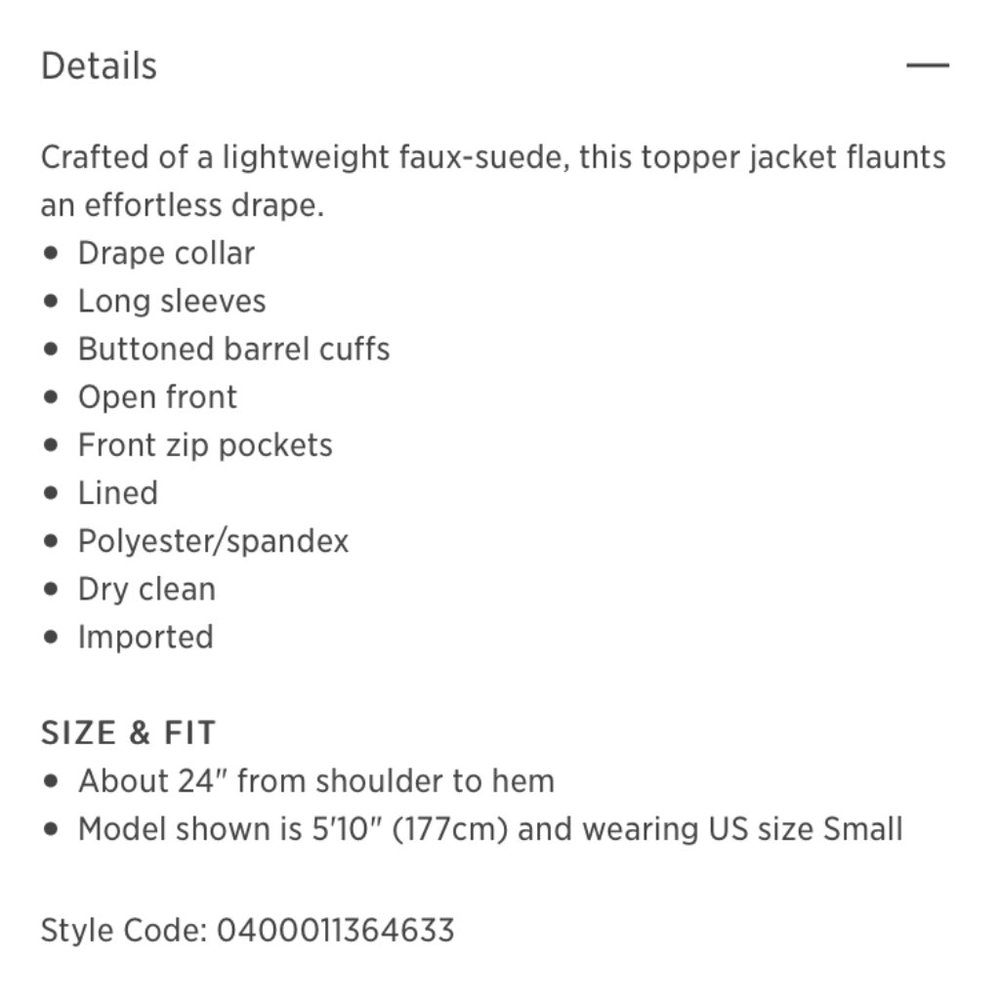 Bagatelle Open Front Jacket Size Small - image 8